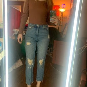 High Rise Kick Flare Jeans